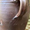 Old French dark‑brown glazed stoneware jug with single handle – late 19th century (7) Oude donkerbruine Franse geglazuurde greskan met één oor | Old French dark‑brown glazed stoneware jug with single handle – late 19th century