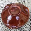 Organic modernist ceramic bowl, 20th C (2) Organische modernistische keramische kom | Organic modernist ceramic bowl, 20th century