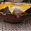 Organic modernist ceramic bowl, 20th C (8) Organische modernistische keramische kom | Organic modernist ceramic bowl, 20th century