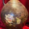 Rustic French painted terracotta jug (11) Rustic French painted terracotta jug – Rustieke Franse beschilderde terracotta kruik – early 1900
