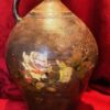 Rustic French painted terracotta jug (12) Rustic French painted terracotta jug – Rustieke Franse beschilderde terracotta kruik – early 1900