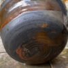 Rustic dark‑brown earthenware pot with handle, 19th C (10)_resultaat Rustieke donkerbruine aardewerken pot met handvat | Rustic dark‑brown earthenware pot, 1890