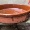 Rustic glazed terracotta oven dish – ca. 1900 (1) Rustieke ovenvaste geglazuurde terracotta ovenschotel | Rustic glazed terracotta oven dish – ca. 1900