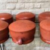 Set of 6 French glazed stoneware terracotta cooking pots – (7) Franse geglazuurde gres terracotta kookpot – 19e tot begin 20e eeuw | French glazed stoneware terracotta cooking pot – early 20th century