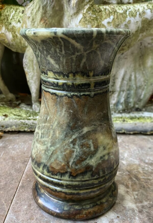 Stylish handmade granite vase – late 20th c. (1) vase granite handmade late 20th century