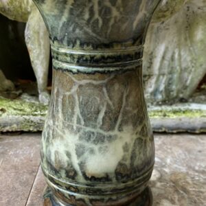 Stylish handmade granite vase – late 20th c. (2) vase granite handmade late 20th century