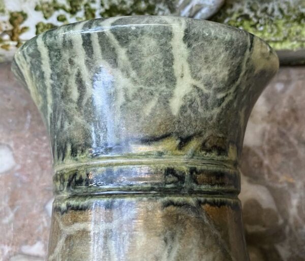Stylish handmade granite vase – late 20th c. (7) vase granite handmade late 20th century