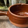 Terracotta French caquelon with spout, 1930s–1940s (12) Vintage Franse terracotta caquelon met tuit | Terracotta French caquelon with spout, 1930s–1940s