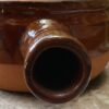 Terracotta French caquelon with spout, 1930s–1940s (5) Vintage Franse terracotta caquelon met tuit | Terracotta French caquelon with spout, 1930s–1940s