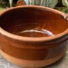 Terracotta French caquelon with spout, 1930s–1940s (9) Vintage Franse terracotta caquelon met tuit | Terracotta French caquelon with spout, 1930s–1940s