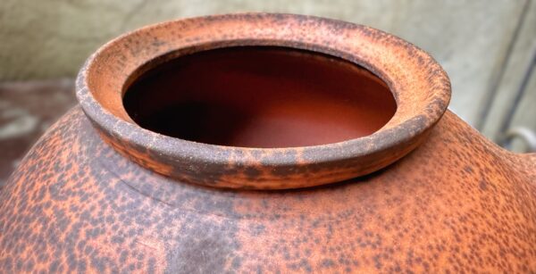Thomas “Potato Fire” clay ceramic roaster – ca. 20th C (2) Vintage Thomas Kartoffelfeuer in kleikeramiek | Thomas “Potato Fire” clay ceramic roaster – ca. 20th C