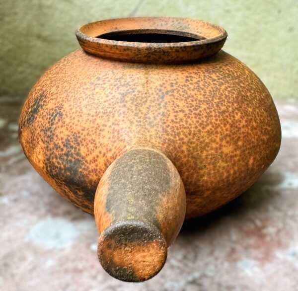 Thomas “Potato Fire” clay ceramic roaster – ca. 20th C (9) Vintage Thomas Kartoffelfeuer in kleikeramiek | Thomas “Potato Fire” clay ceramic roaster – ca. 20th C