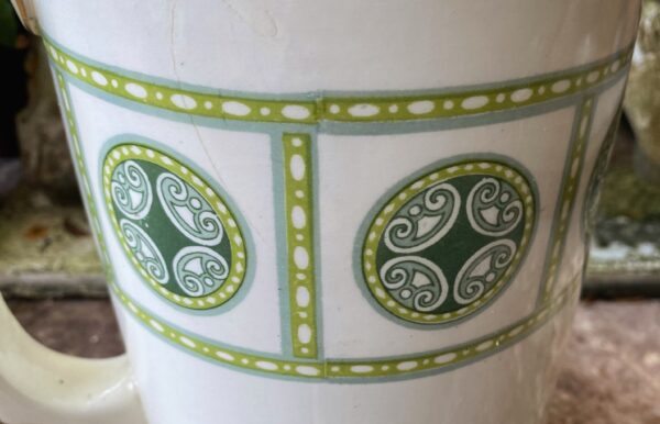 Vintage Art Deco wash pitcher, Ludwig Wessel Bonn, late 19th C (16) Vintage Art Deco lampetkan | Vintage Art Deco wash pitcher, Ludwig Wessel Bonn, late 19th C