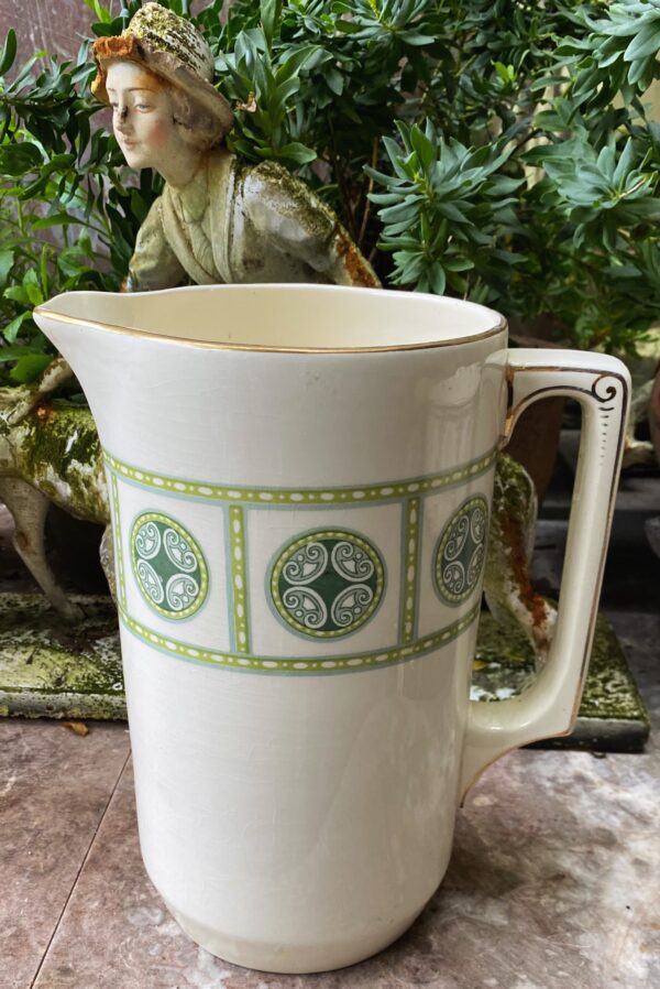Vintage Art Deco wash pitcher, Ludwig Wessel Bonn, late 19th C (6) Vintage Art Deco lampetkan | Vintage Art Deco wash pitcher, Ludwig Wessel Bonn, late 19th C