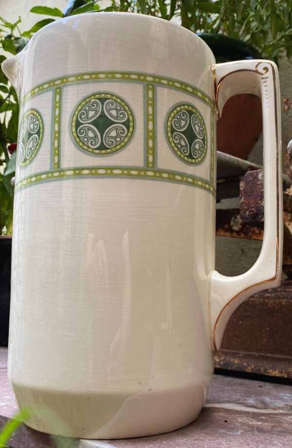Vintage Art Deco wash pitcher, Ludwig Wessel Bonn, late 19th C (9) Vintage Art Deco lampetkan | Vintage Art Deco wash pitcher, Ludwig Wessel Bonn, late 19th C