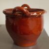 Vintage French glazed water jug – early 20th c (5) Vintage Frans geglazuurd waterkruikje | Vintage French glazed water jug – early 20th c.