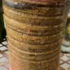 ​Vintage groene cilindervaas | Green ceramic cylinder vase, Germany ca. 1970