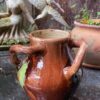 Vintage Thulin ceramic vase with 3 handles ca. 1950 – Stijlvolle handgemaakte Thulin vaas ca. 1950 (1) vintage thulin ceramic