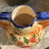Vintage bolvaasje met 2 oren Robbia – Vintage bulb vase with 2 handles Robbia