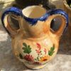 Vintage bolvaasje met 2 oren Robbia – Vintage bulb vase with 2 handles Robbia