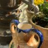 Vintage bolvaasje met 2 oren Robbia – Vintage bulb vase with 2 handles Robbia