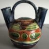 Vlaams aardewerk decoratief Art Nouveau Tulpenvaasje (13) Vlaams aardewerk tulpenkruikje – gevlamde glazuur – Flemish pottery tulip jug – flamed glaze – Mont de l’Enclus – ca. 1930