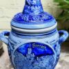 Westerwald cobalt‑blue lidded pot, ca. 1900–1950 (21) Westerwald kobaltblauwe pot met deksel | Westerwald cobalt‑blue lidded pot, ca. 1900–1950