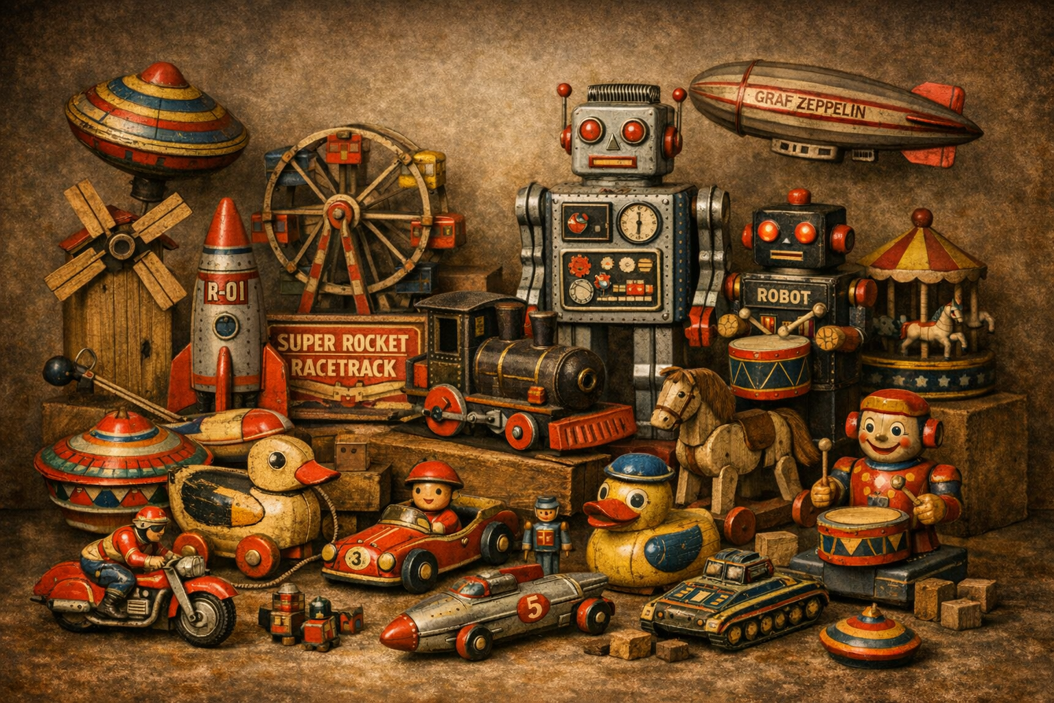Antieke Industriële Stoomlocomotief No. 4675 – Handgesmeed Metaal – 1920