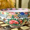 4 Chinese eggshell porcelain teacups Rose Canton – c.1900 (10) 4 Chinese eierschaalporseleinen theekopjes Rose Canton | 4 Chinese eggshell porcelain teacups Rose Canton – c.1900