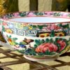 4 Chinese eggshell porcelain teacups Rose Canton – c.1900 (12) 4 Chinese eierschaalporseleinen theekopjes Rose Canton | 4 Chinese eggshell porcelain teacups Rose Canton – c.1900