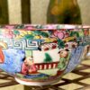 4 Chinese eggshell porcelain teacups Rose Canton – c.1900 (14) 4 Chinese eierschaalporseleinen theekopjes Rose Canton | 4 Chinese eggshell porcelain teacups Rose Canton – c.1900