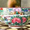 4 Chinese eggshell porcelain teacups Rose Canton – c.1900 (16) 4 Chinese eierschaalporseleinen theekopjes Rose Canton | 4 Chinese eggshell porcelain teacups Rose Canton – c.1900