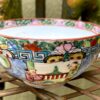 4 Chinese eggshell porcelain teacups Rose Canton – c.1900 (3) 4 Chinese eierschaalporseleinen theekopjes Rose Canton | 4 Chinese eggshell porcelain teacups Rose Canton – c.1900