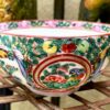 4 Chinese eggshell porcelain teacups Rose Canton – c.1900 (4) 4 Chinese eierschaalporseleinen theekopjes Rose Canton | 4 Chinese eggshell porcelain teacups Rose Canton – c.1900