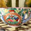 4 Chinese eggshell porcelain teacups Rose Canton – c.1900 (9) 4 Chinese eierschaalporseleinen theekopjes Rose Canton | 4 Chinese eggshell porcelain teacups Rose Canton – c.1900