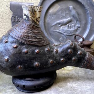 5292546613.jpg Zeldzame antieke Afrikaanse tribale rookpijp uit Kongo