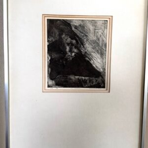 5305512172.jpg Zittende Man – Ets en Aquatint, vermoedelijk Dodeux (1983, oplage 1/4)