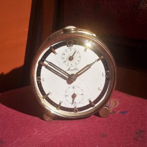 Vintage Mauthe Mechanische Wekker – Duitse Art Deco ca. 1940