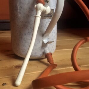 Compleet Pollux lavement met originele slang en canule – medisch erfgoed