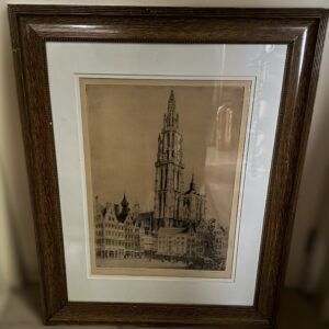 Ets Kathedraal en Brabofontein Antwerpen – Romain Malfliet (2/100, ca. 20e eeuw)
