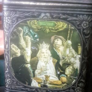 Vintage blikken doos Ri Ri Demaret – Jacob Jordaens “De Koning Drinkt”