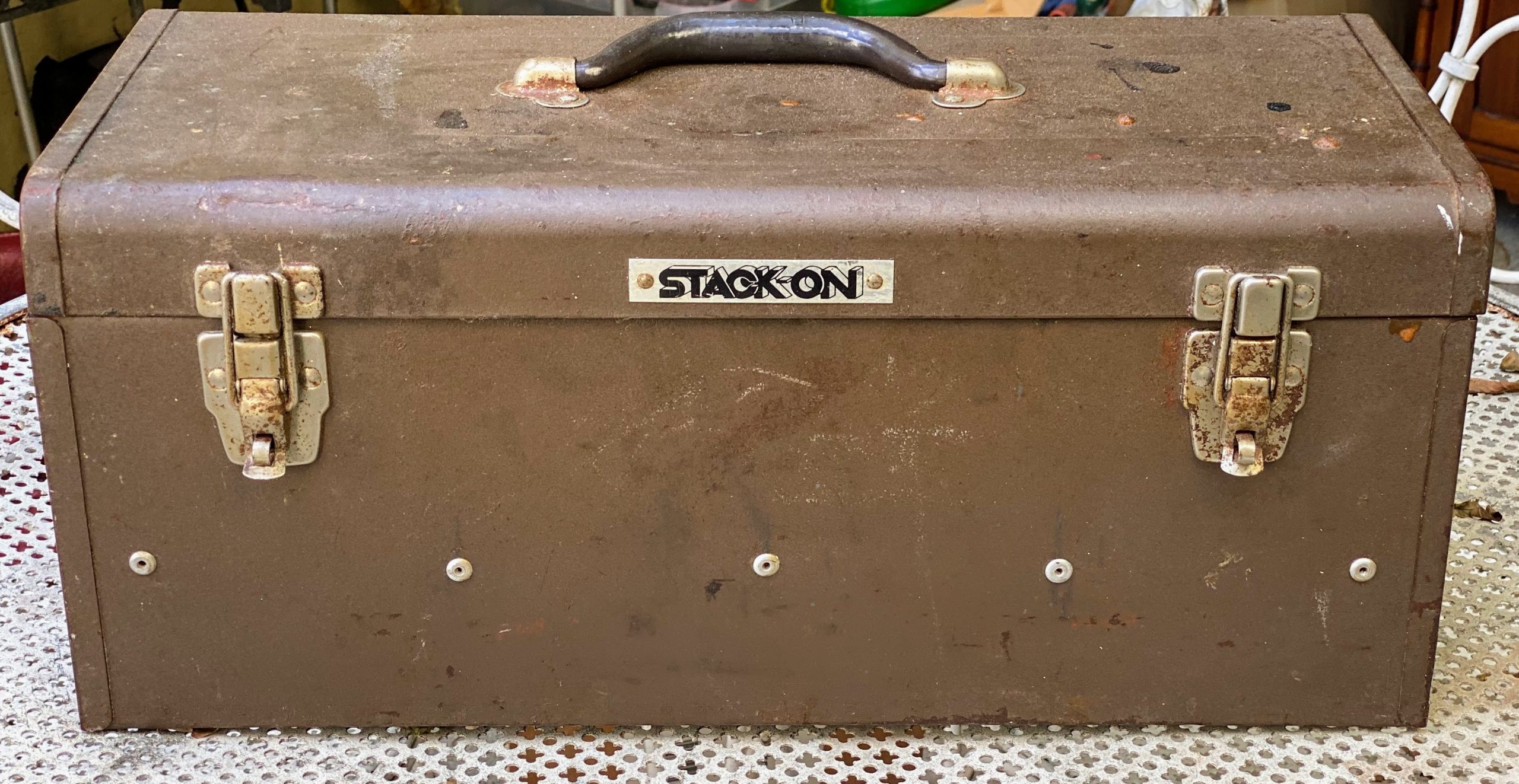 5305514395.jpg Industriële Vintage gereedschapskist STACK ON – Stoer en functioneel