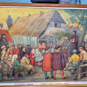 5305516988.jpg 'De hervorming Hagepreek La Reforme a Anvers - Un preche en plein air ' – Educatieve Schoolplaat nr 41 (1925–1931)