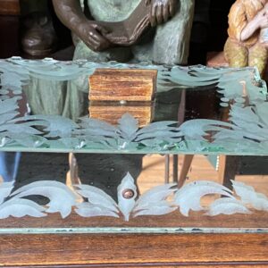 Unieke vintage sieradendoos in spiegelglas – handgemaakt en tijdloos