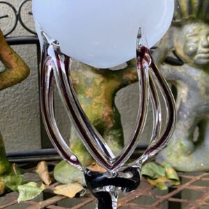 Kleine Markora Spider Leg Vaas – Handgeblazen kunstglas van Jozefina Krosno, Polen (1970–1980)