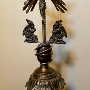 5389645965.jpg Antiek altaarkruis met corpus Christi en Engelen – Begin 20ste eeuw