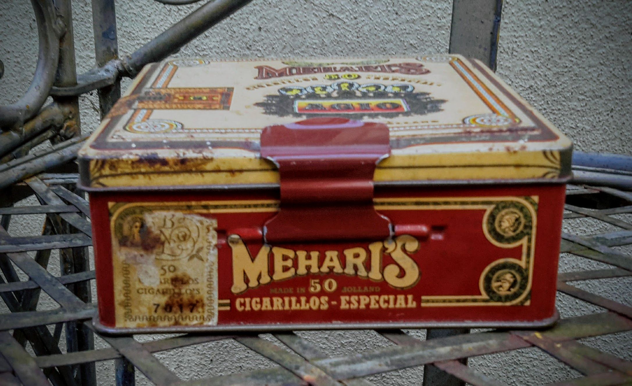 Blikken Tabaksdoos Mehari's Cigarillos Especial