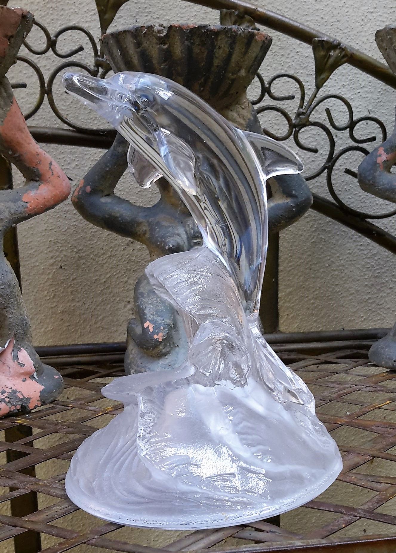 5393136925.jpg Decoratief kristallen dolfijntje van het merk Cristal d'Arques