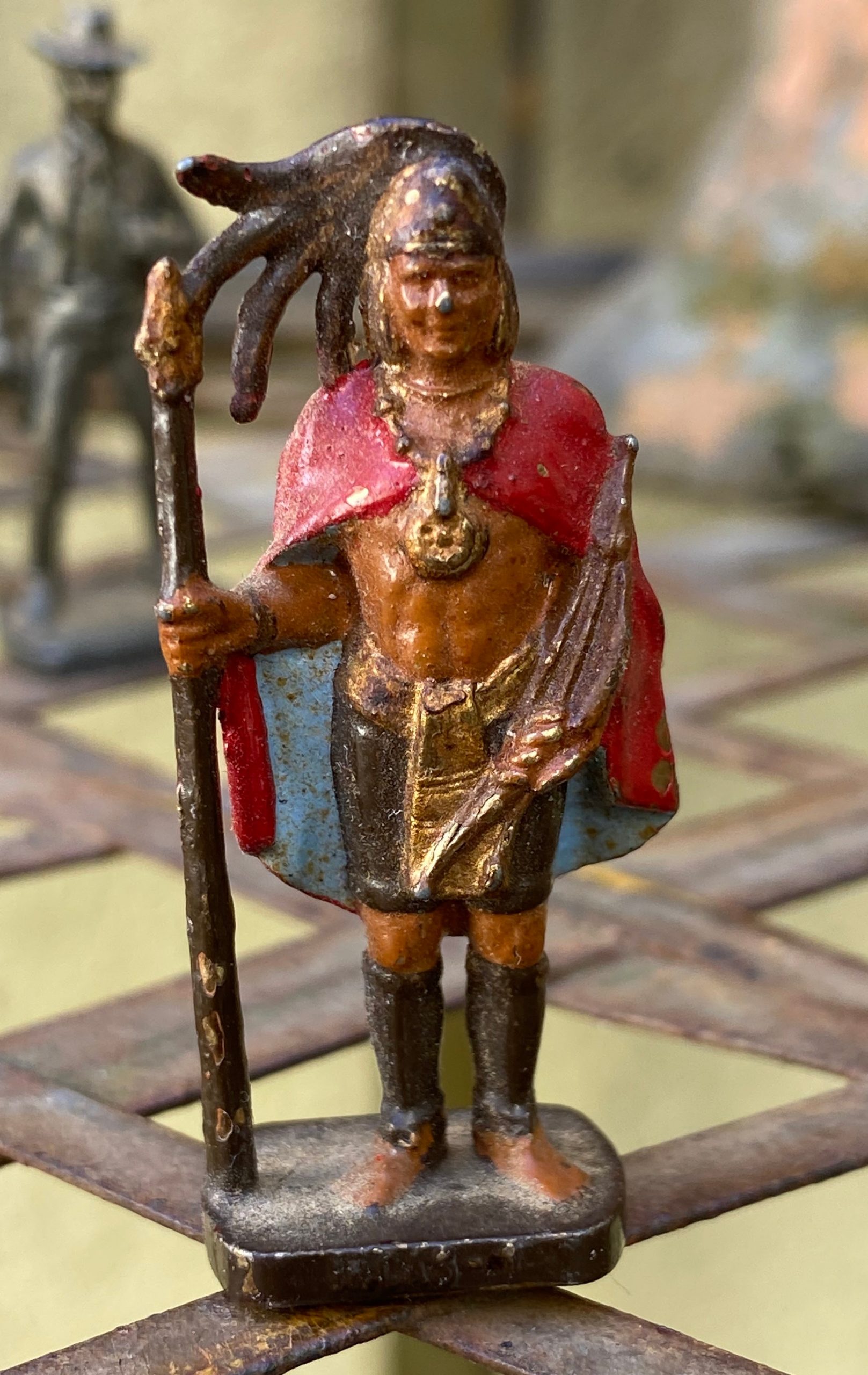 Vintage Ferrero-Kindersurprise-Incas 1 Metalen figuurtje