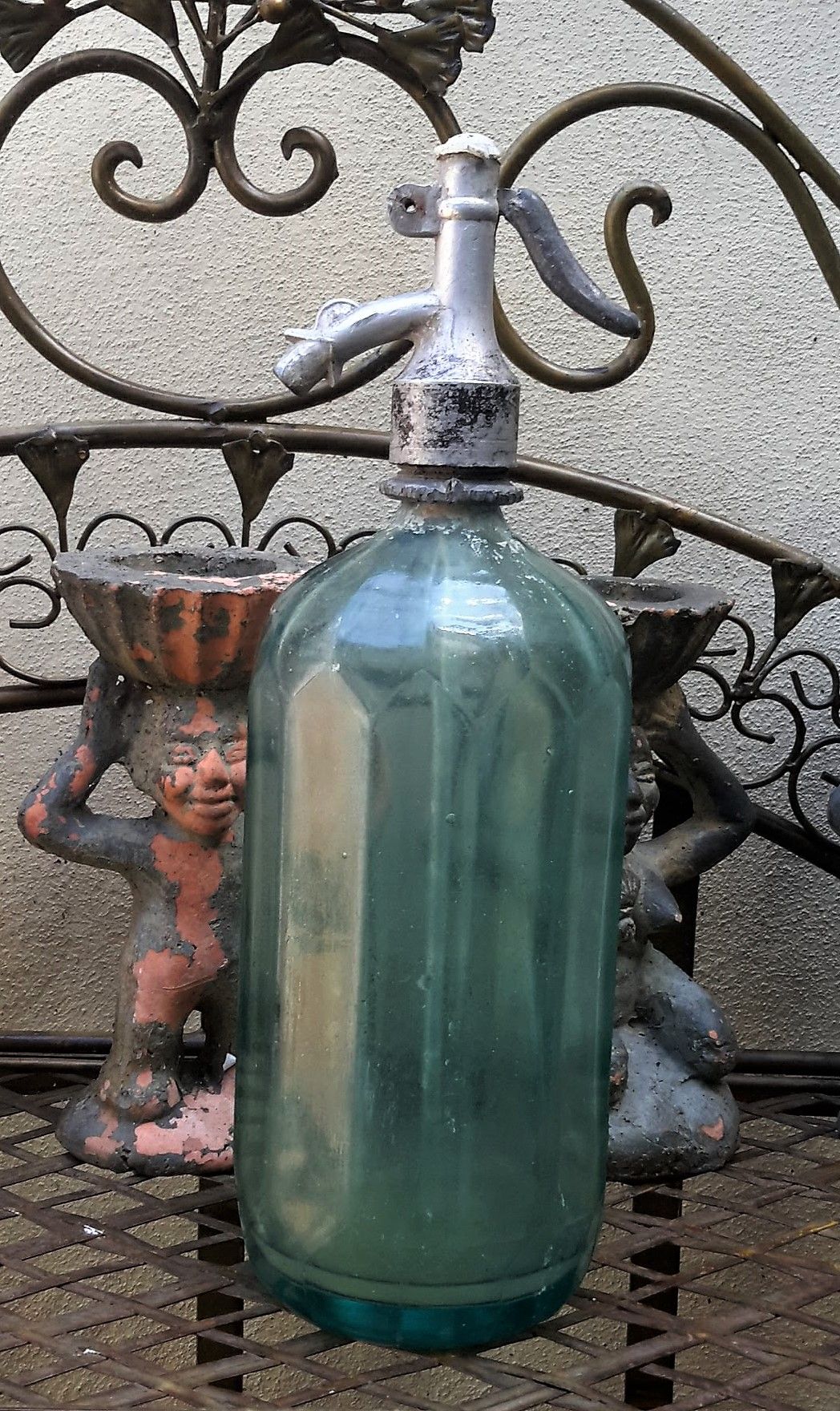 Vintage "Romanian Seltzer Bottle" Soda - of Sifonfles gemerkt APA GAZOASA STAS 3377-52